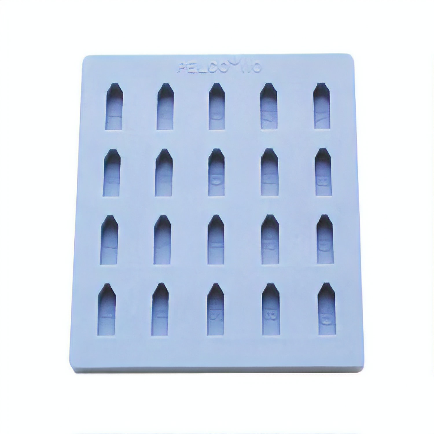 110_1 Flache Einbettform mit 20 Vertiefungen