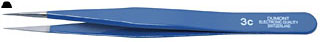 Dumont - Elektronik Pinzetten Typ 3C, blau epoxidbeschichtet