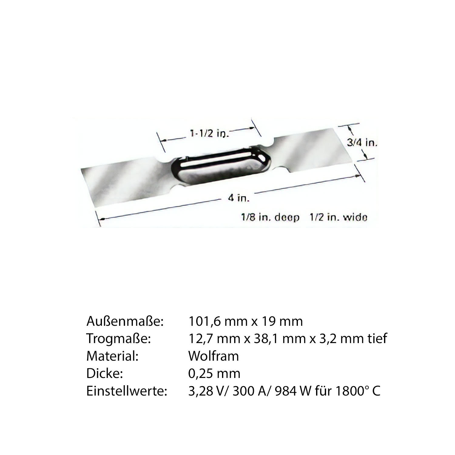 E84-8_1I3xdXCWEvtpp9 Heiz-Schiffchen mit Trog aus Wolfram