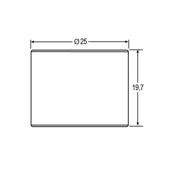 Zylinder Probenteller / Probenhalter für JEOL aus Aluminium