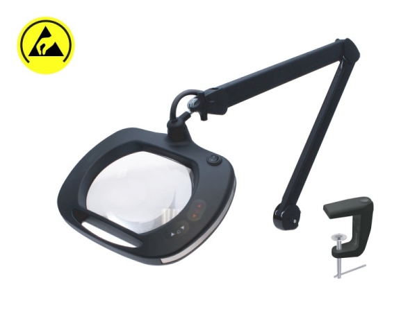 Vergrößerungs-LED Lampe x2.25 mit Gelenkarm