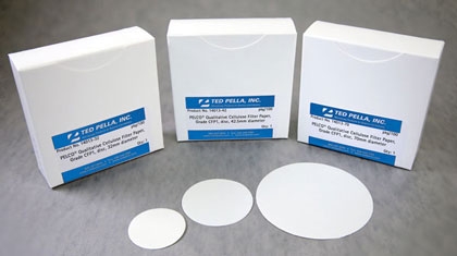 PELCO Cellulose Filter Papier, Grade CFP1, rund