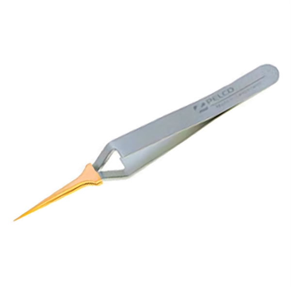 Ideal-tek - Umkehrpinzette mit goldbeschichteter Spitze