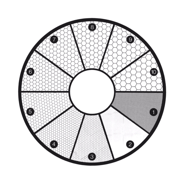 Strichplatte (ASTM E19-46)