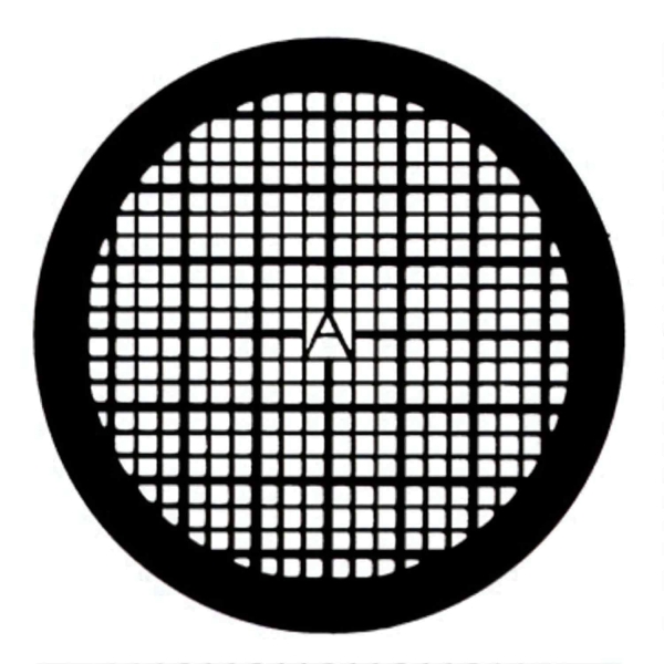 Netzchen (quadratisches Muster) mit Mittelmarkierung aus Kupfer (PLANO-Multipack)