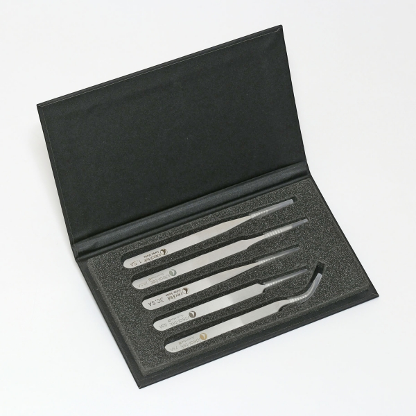 Ideal-tek - Pinzetten Kit mit 5 High Precision Tweezers