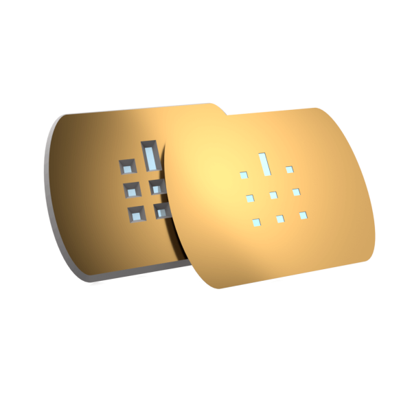 Siliziumdioxid Membran 40 nm mit 3x3 Fenster - TEM Windows