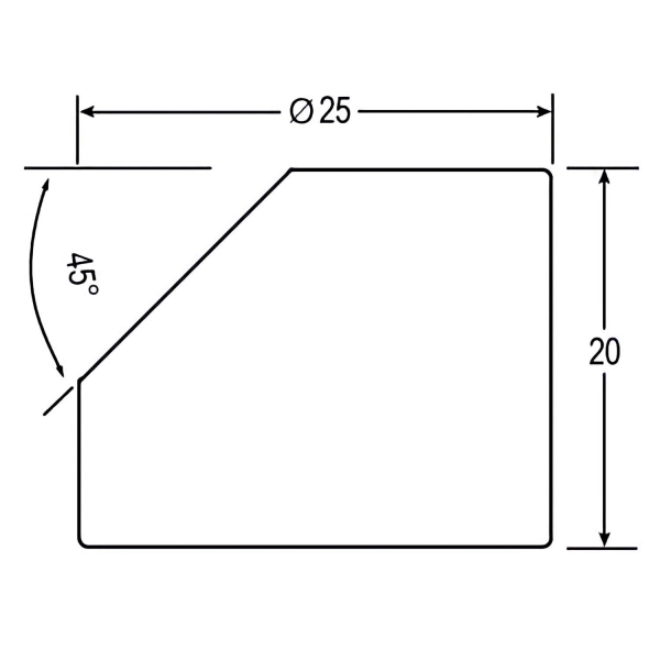 gewinkelte Probenteller / Probenhalter für JEOL aus Aluminium
